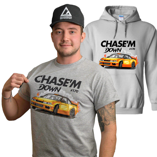 Chase'm Down #170 - välj T-shirt eller Hoodie.