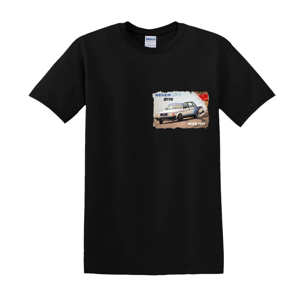 T-shirt with photo print or own design/logo. 